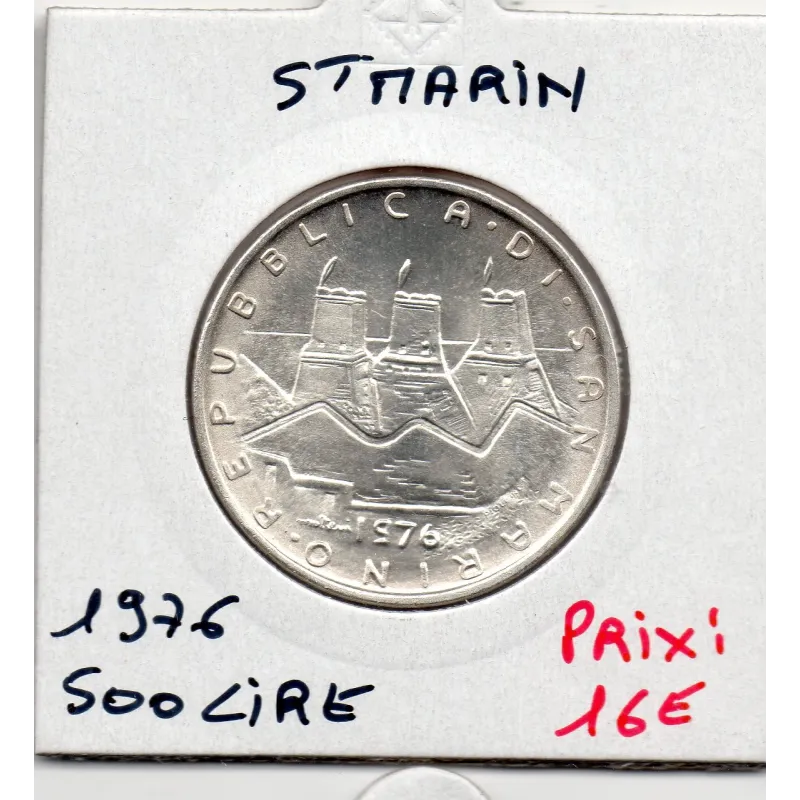 Saint Marin 500 lire 1976 Spl, KM 58 pièce de monnaie