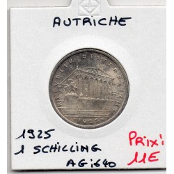 Autriche 1 Schilling 1925 Spl, KM 2840 pièce de monnaie