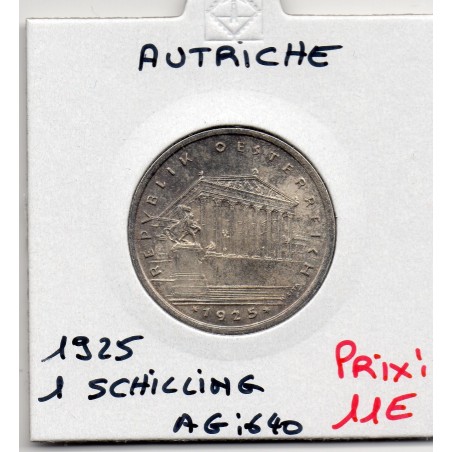 Autriche 1 Schilling 1925 Spl, KM 2840 pièce de monnaie