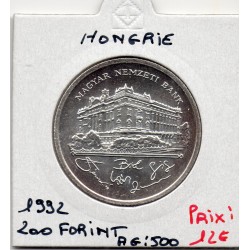 Hongrie 200 forint 1992 FDC, KM 689 pièce de monnaie