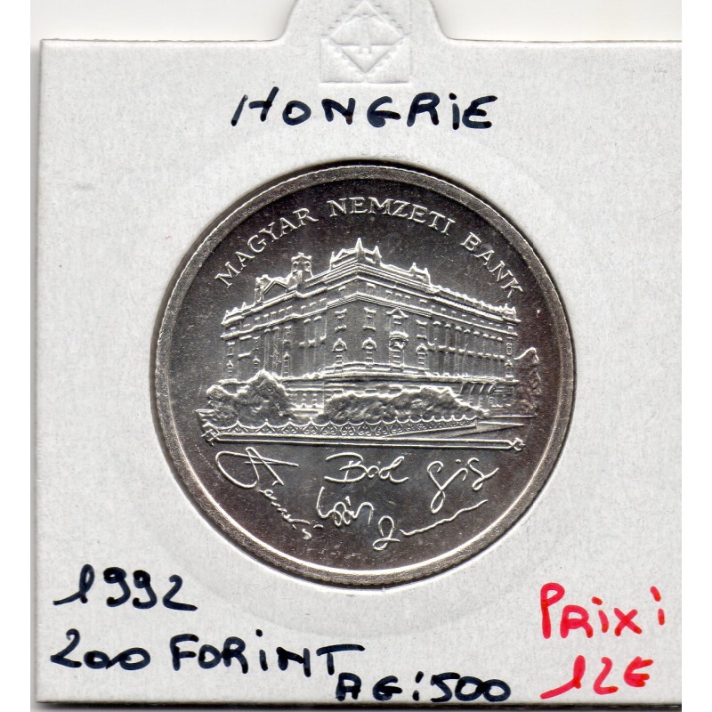 Hongrie 200 forint 1992 FDC, KM 689 pièce de monnaie