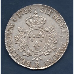 Ecu aux branches d'olivier 1785 R Orleans Sup Louis XVI pièce de monnaie royale