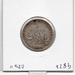 1 franc Semeuse Argent 1898 TB+, France pièce de monnaie