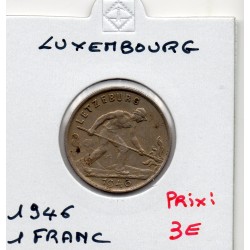 Luxembourg 1 franc 1946 Sup, KM 46.1 pièce de monnaie
