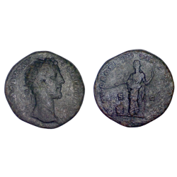 Dupondius de Commode (181) ric 317 sear 5845 atelier Rome