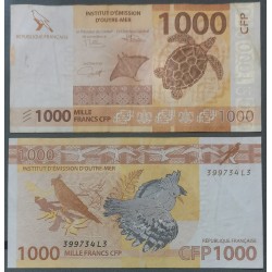 Polynésie Française Pick N°6, TB Billet de banque de 1000 Francs 2014