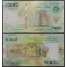 Afrique Centrale P.703, TTB, Billet de 5000 Francs CFA 2020 animaux