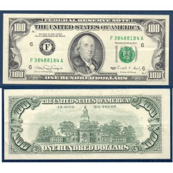 Etats Unis Pick N°489, Atlanta Billet de banque de 100 Dollars 1990 Série F
