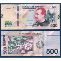 Honduras Pick N°113, Billet de banque de 500 Lempiras 2022