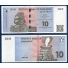 Zimbabwe Pick N°110, Neuf Billet de banque de 10 Zig 2024