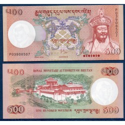 Bhoutan Pick N°33c Billet de banque de 500 Ngultrum 2020