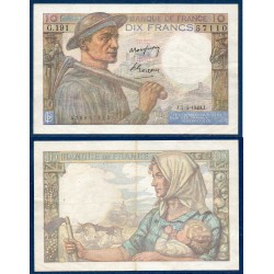 10 Francs Mineur TTB 7.4.1949 Billet de la banque de France