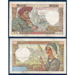 50 Francs Jacques Coeur TB 13.3.1941 Billet de la banque de France