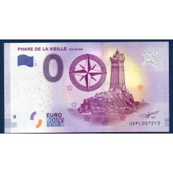 Billet souvenir Phare de la Vieille 0 euro touristique 2017 raz de Sein