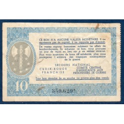 Bon de Solidarité, billet de 10 francs Petain, TB ,  1941-1944