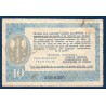 Bon de Solidarité, billet de 10 francs Petain, TB ,  1941-1944