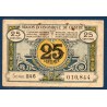 Centre 25ct TB 1925 Pirot 40.1 Billet de la chambre de Commerce