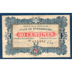 Ville de Strasbourg 1 franc TB 11.11.1918 pirot 133.4 Billet