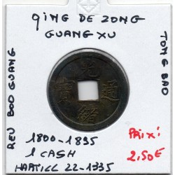 Dynastie Qing, De Zong, Guang Xu Tong bao, Guangzhou Guangdong 1895-1899, Hartill 22.1335 pièce de monnaie