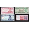 Lot de 4 Billets 3 Irak 1 Argentine SPL et NEUFS