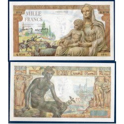 1000 Francs Déméter SPL 11.02.1943 Billet de la banque de France