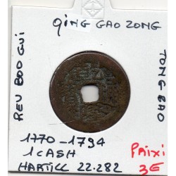 Dynastie Qing, Gao Zong, Qian Long Tong bao, Guilin Guangxi 1770-1794, Hartill 22.282 pièce de monnaie