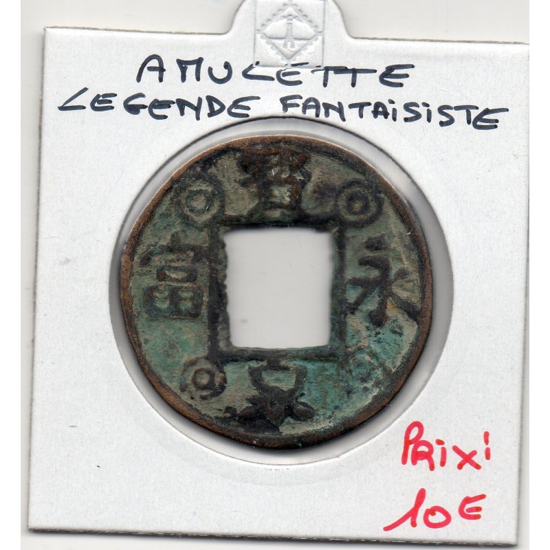 Chine Charm Coin, amulette légende fantaisiste, pièce de monnaie