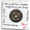 Chine Charm Coin, amulette Ming Chong Zeng Tong Bao revers Yi Qian, pièce de monnaie