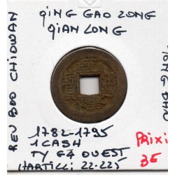 Dynastie Qing, Gao Zong, Qian Long Tong bao, Board of revenue 1782-1995, Hartill 22.225 pièce de monnaie