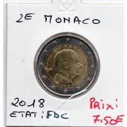 Pièce 2 euros Monaco 2018 2€ Albert II
