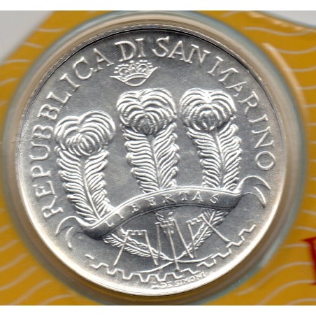 Pièce 5 euros BU Saint-Marin 2007