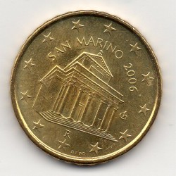 Pièce 10 centimes d'euro Saint-Marin 2006