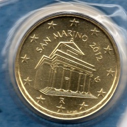 Pièce 10 centimes BU Saint-Marin 2012