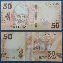 Kirghizistan Pick N°35 Billet de banque de 50 som 2023