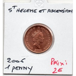 Sainte Helene et Ascension 1 penny 2006 FDC, KM 13a pièce de monnaie