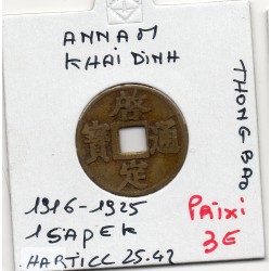 Annam, Khai Dinh Thong Bao, 1916-1925, Hartill 25.42 pièce de monnaie