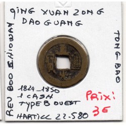 Dynastie Qing, Xuan Zong, Dao Guang Tong bao, Board Of revenue 1824-1850, Hartill 22.580 pièce de monnaie