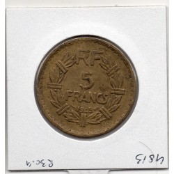 5 francs Lavrillier 1945 TTB, France pièce de monnaie