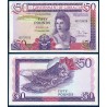 Gibraltar P.24, neuf Billet de 50 pounds 1986 violet