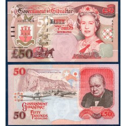 Gibraltar Pick N°34a, Neuf Billet de banque de 50 pounds 2006