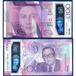 Gibraltar Pick N°40a, Billet de banque de 100 pounds 2015