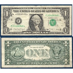 Etats Unis Pick N°480b Atlanta, TB Billet de banque de 1 Dollar 1988A série F