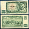 Tchécoslovaquie P.91a, TTB Billet de 100 Korun 1961 série B-D