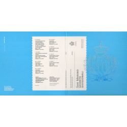 Coffret BU fdc Saint-Marin 2024 Série divisionaire complete