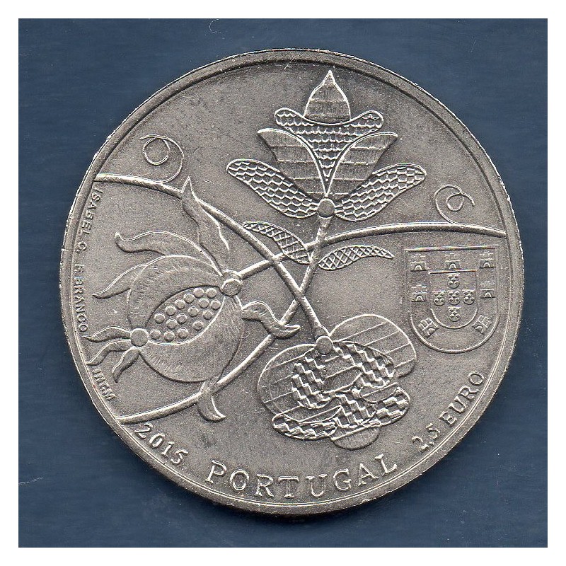 2.50€ Portugal 2015 - Couvre-lits de Castelo Branco