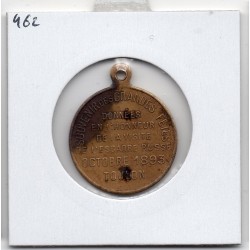 Médaille Visite de l'escadre Russe à Toulon 1893, amiral Gervais et Avellan, Vieuxmaire