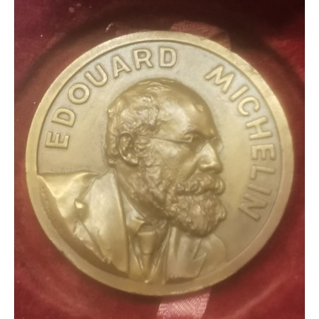 médaille Edouard Michelin poinçon corne Bronze