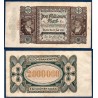 Allemagne P.89a, TTB Billet de 2 millions Mark 1923 Kauffman