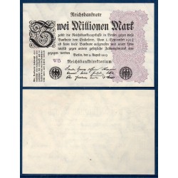 Allemagne P.104a, Spl Billet de 2 millions Mark 1923 étoiles