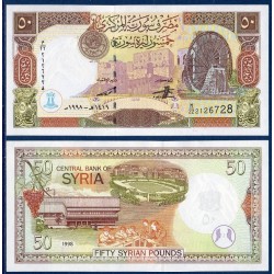Syrie Pick N°107, Spl Billet de banque de 50 Pounds 1998